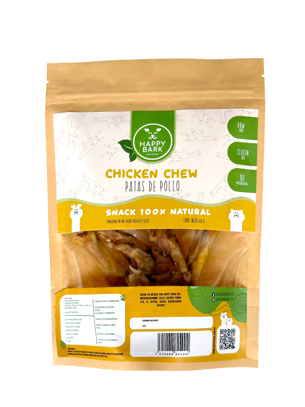 Patas de Pollo Deshidratadas