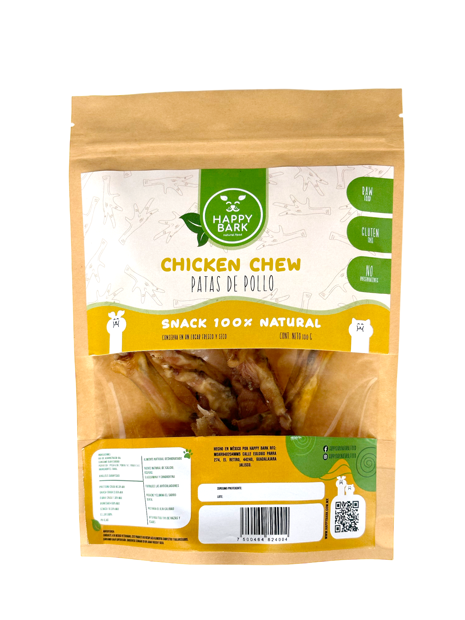 Patas de Pollo Deshidratadas