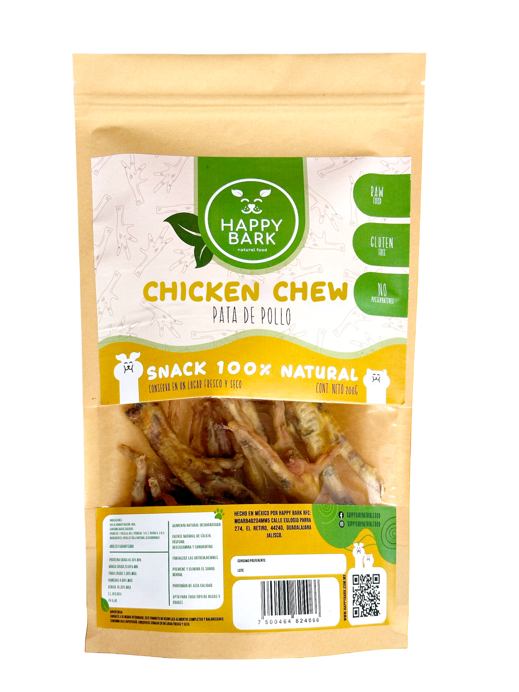 Patas de Pollo Deshidratadas