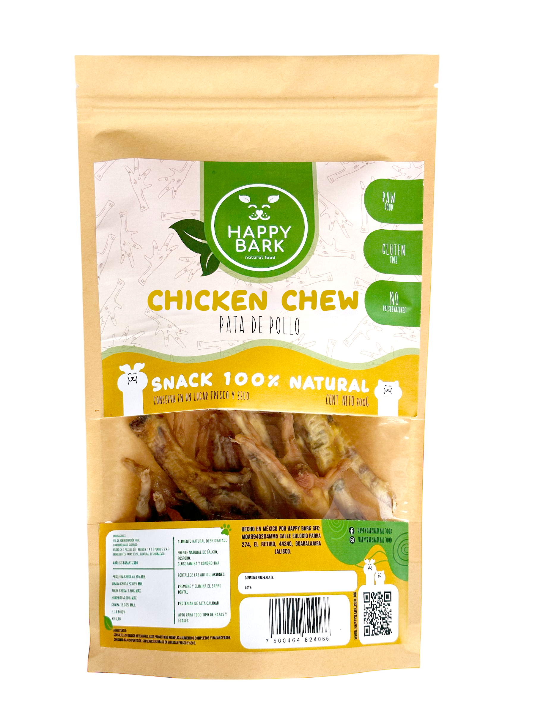 Patas de Pollo Deshidratadas